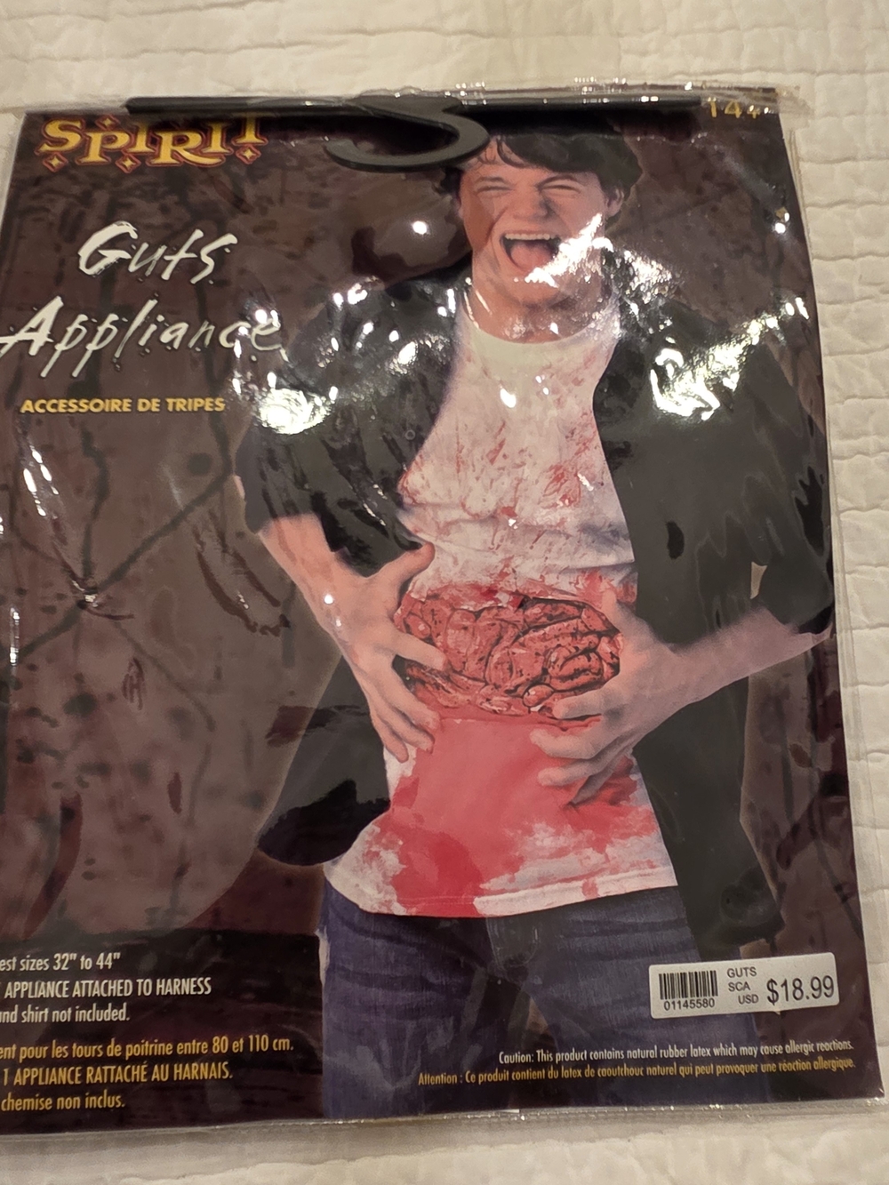 Spirit Guts Appliance Men’s Graphic Halloween Accessories - Red